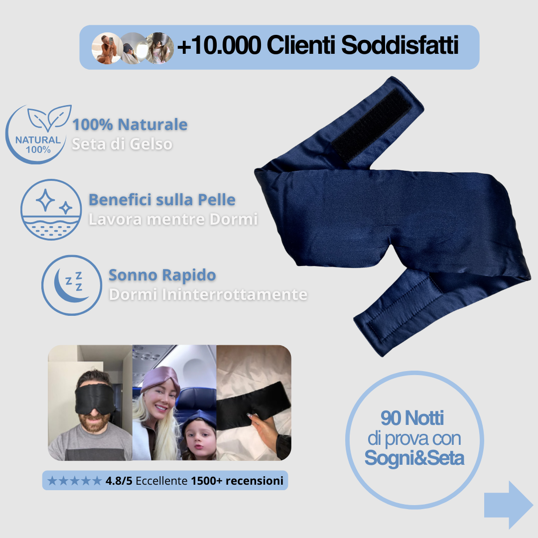 Maschera 100% Seta di Gelso